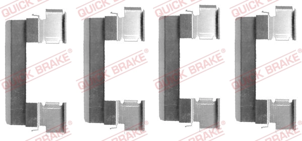 Accessory Kit, disc brake pad
